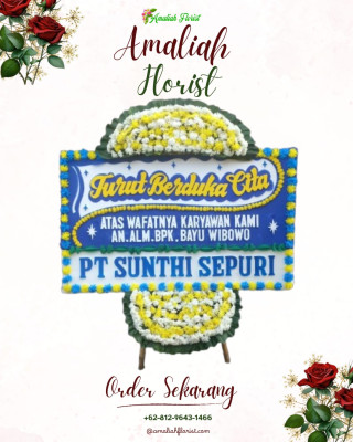 Papan Bunga Duka di Tanjungtebat