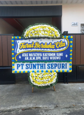 Papan Bunga Duka di Tanjungtebat