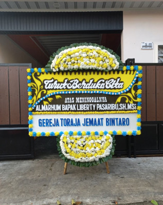 Papan Bunga Duka di Tanjungtebat