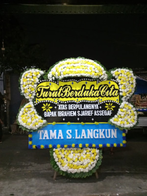 Papan Bunga Duka di Tanjungtebat